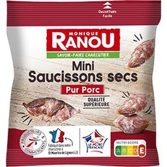 Mini saucissons secs pur porc