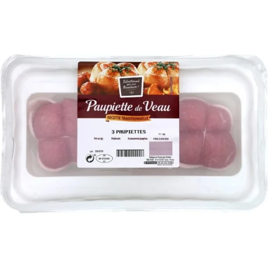 Viande de Veau: Paupiettes