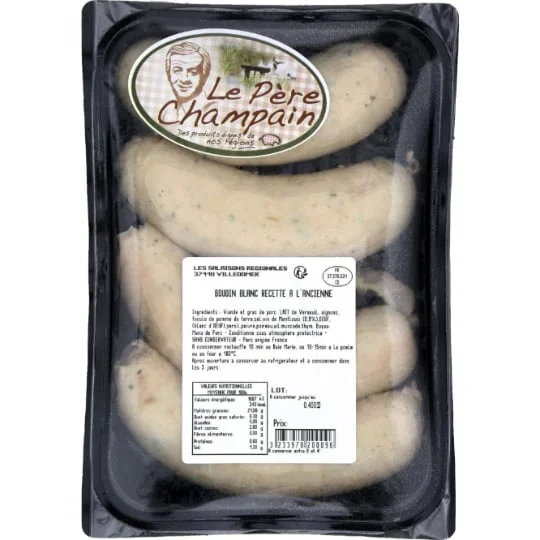 Boudin blanc recette à l'ancienne