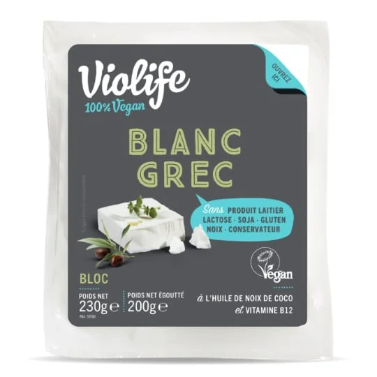 Blanc grec 100% végétal