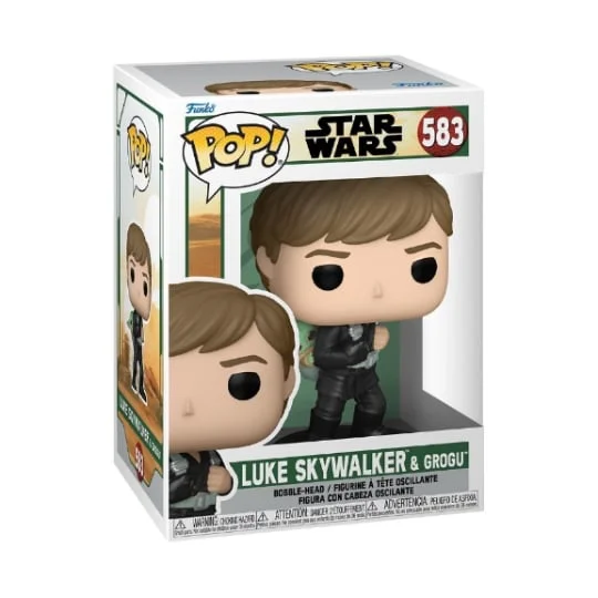 Figurine POP ! Star Wars Luke Skywalker et Grogu