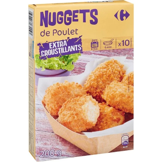 Nuggets poulet extra croustillants