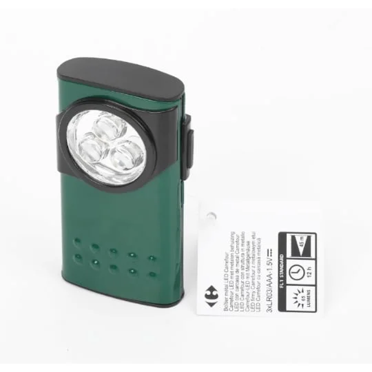 Lampe de poche LED en métal