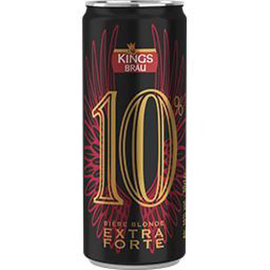 Bière blonde extra forte 10%