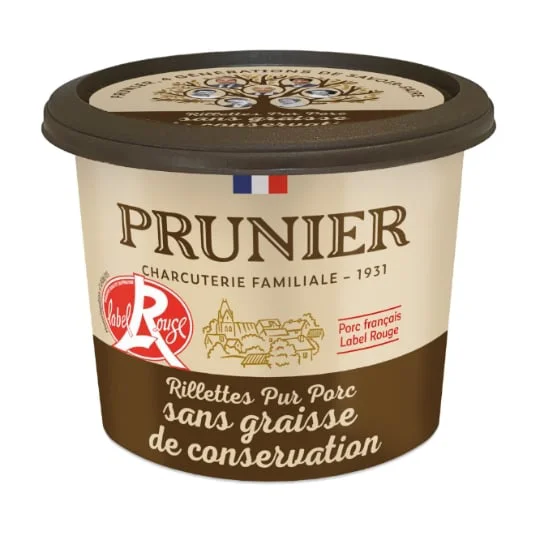 Rillettes pur porc Prunier Label Rouge