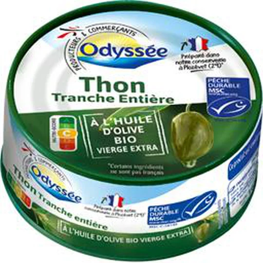 Thon à l'huile d'olive BIO