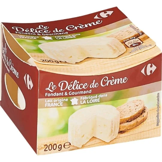 Fromage Le Délice de Créme Fondant Et Gourmand