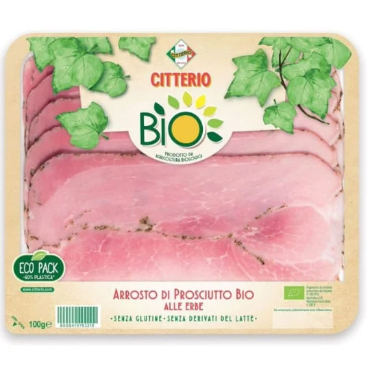 Jambon bio rôti aux herbes