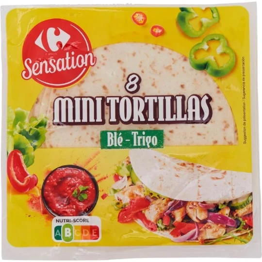 Mini tortillas de blé