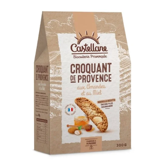 Biscuits craquant aux amandes & miel