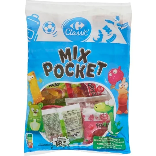 Bonbons assortiment Pocket