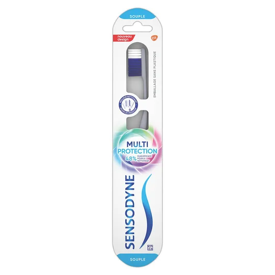 Brosse à dents multi protection, souple.