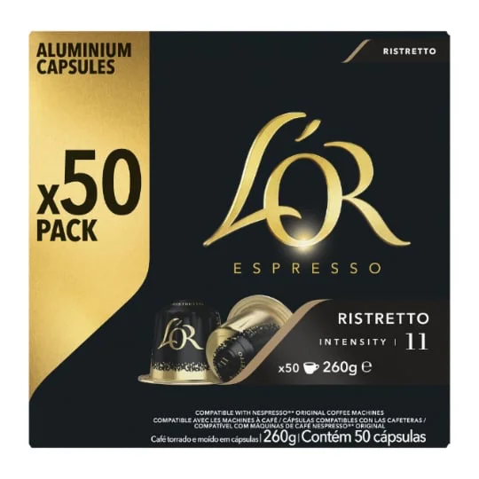 Café capsule ristretto intensité 11