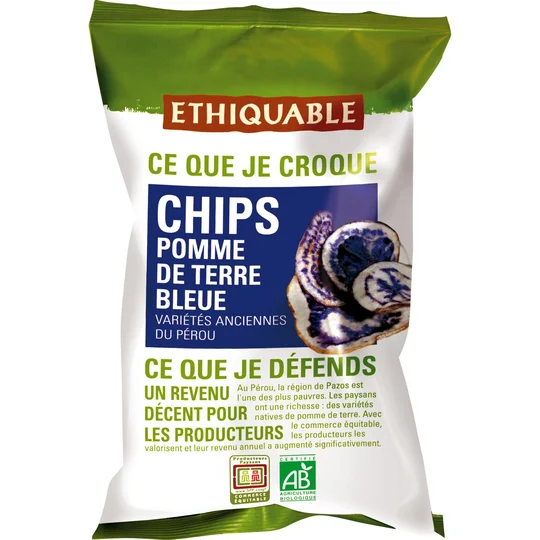 Chips Bio Pérou Pomme de terre bleue