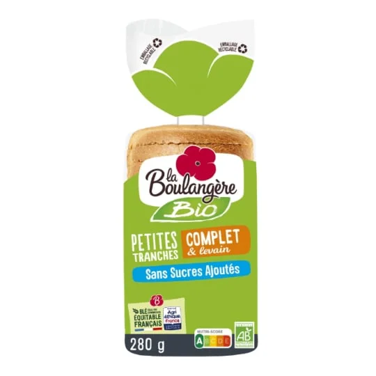 Pain de mie Complet Bio