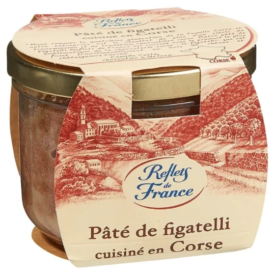 Pâté de figatelli cuisiné en Corse