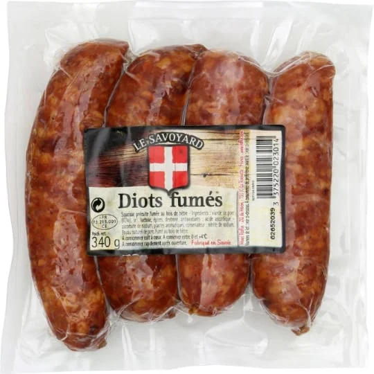 Saucisses Diots fumés