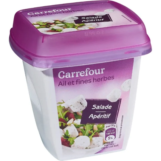 Fromage Ail Et Fines Herbes pour apéritif et salade