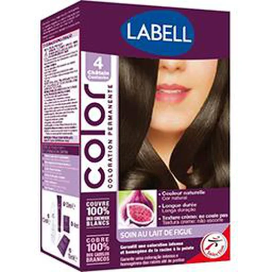 Coloration permanente 4 Châtain