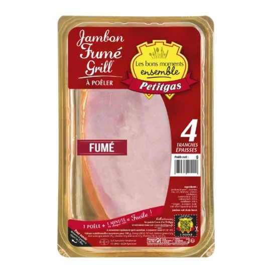 Jambon fumé-grill à poêler