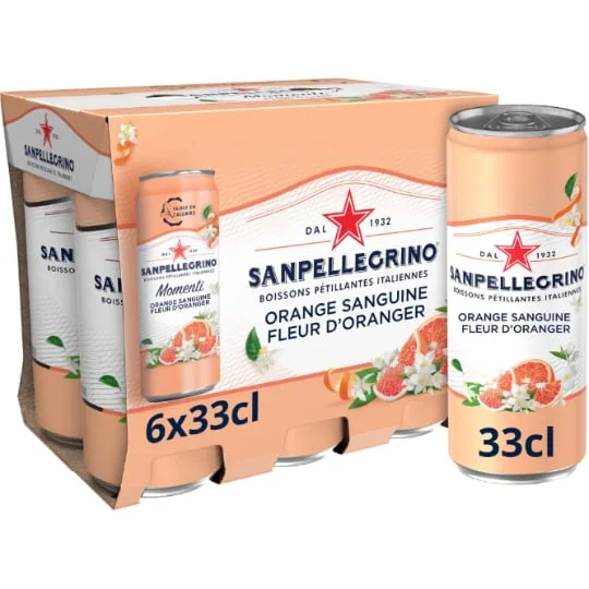 Eau gazeuse fleur d'oranger