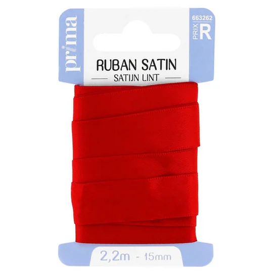 Ruban Satin Ass 2,2m x 15mm