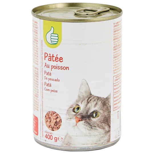 Boîte pâtée au poisson pour chat
