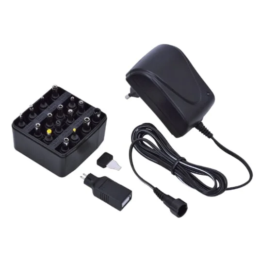 Alimentation universelle + 15 embouts + USB