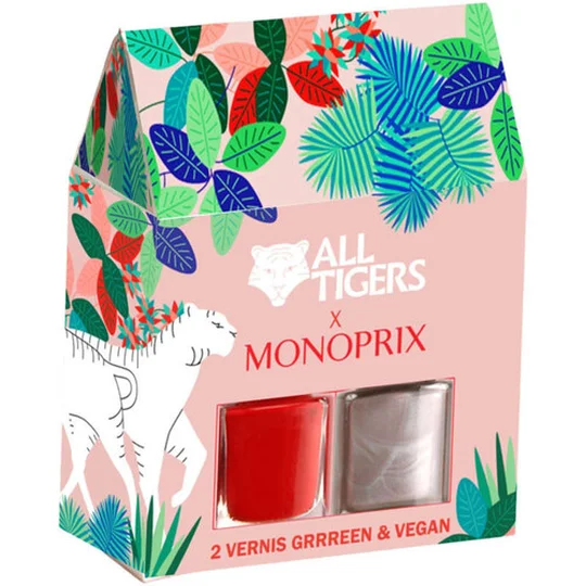 Coffret 2 vernis green & vegan