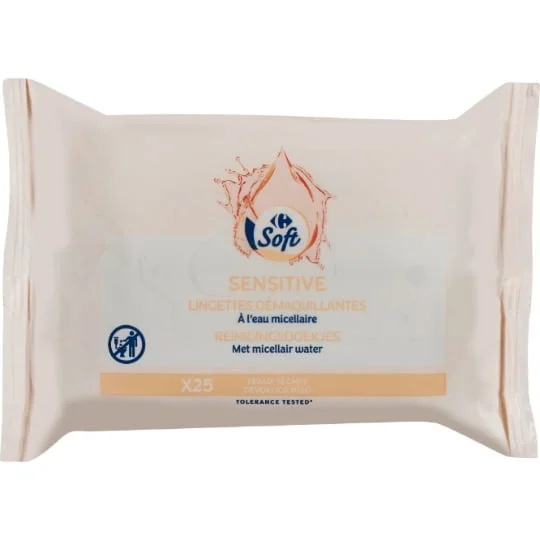 Lingettes démaquillantes eau micellaire