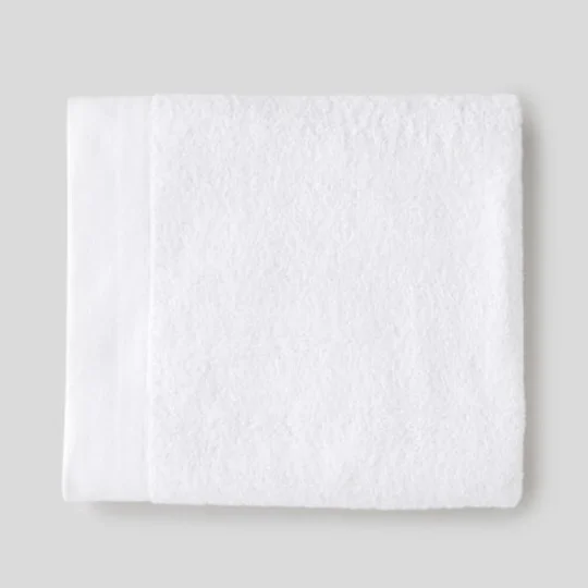 Monoprix Maison Maxi Drap De Bain, Couleur Blanc, Coton Bio