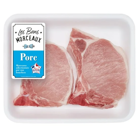 Viande de Porc: Côtes avec os à griller