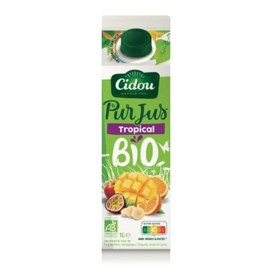 Jus de fruits Bio tropical