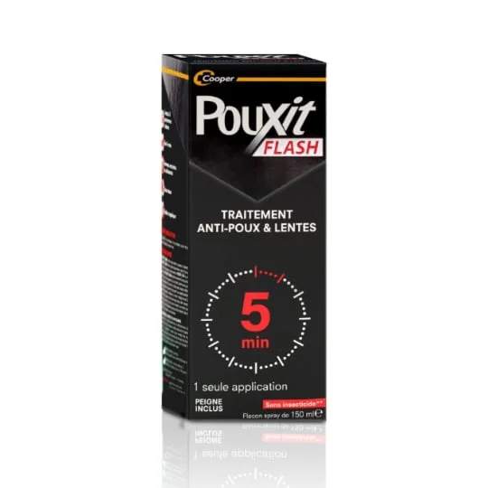 Traitement anti-poux & lentes flash