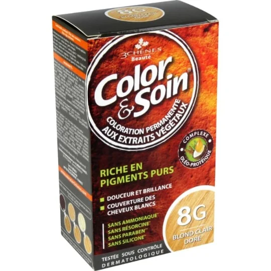 Coloration Blond Clair Doré 8G