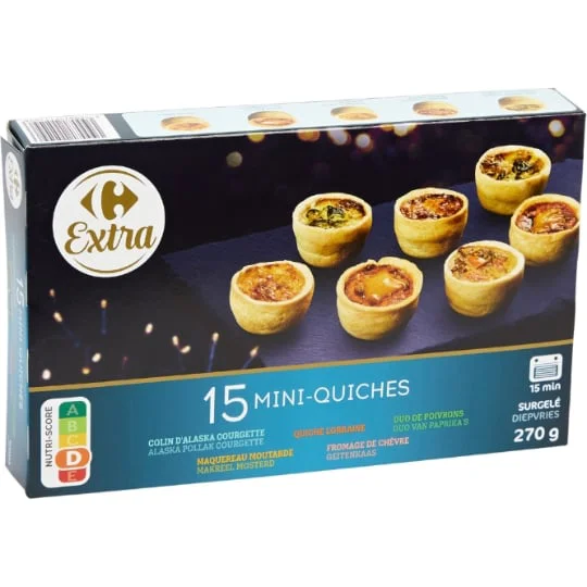 Mini quiches assortiment
