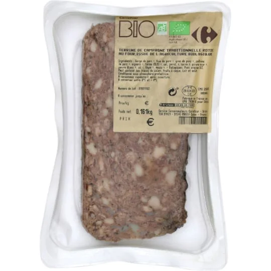Pâté de campagne Bio