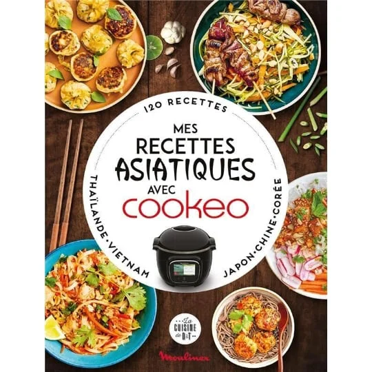 Livre Recettes asiatique avec Cookeo
