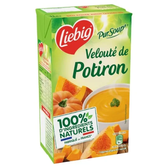 Soupe potiron crème fraîche