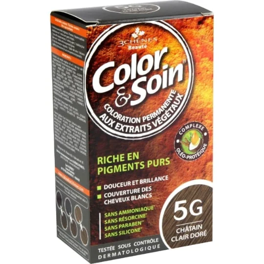 Coloration Châtain Clair Doré