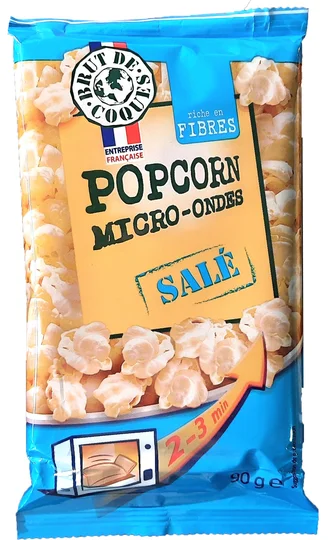 Pop corn - Micro onde - -Salé