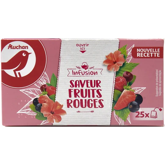 Infusion fruits rouges