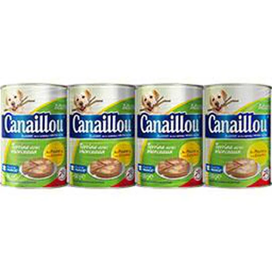 Pâté et morceaux pour chien aux viandes et aux légumes