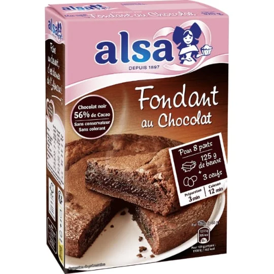 Préparation gâteau Fondant au chocolat