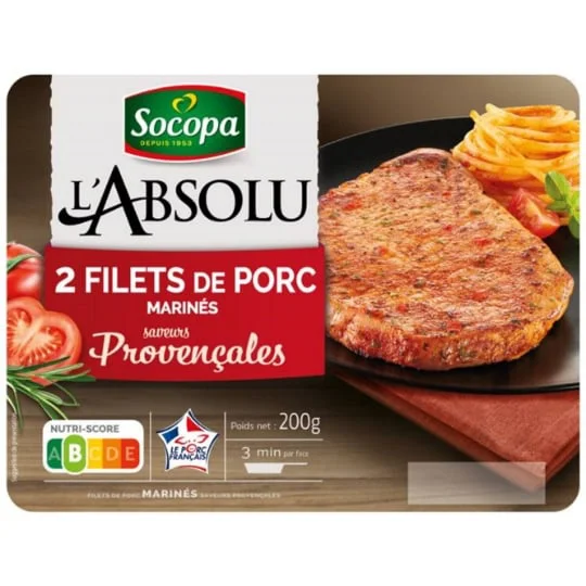 Filets de porc marinés à la provençale