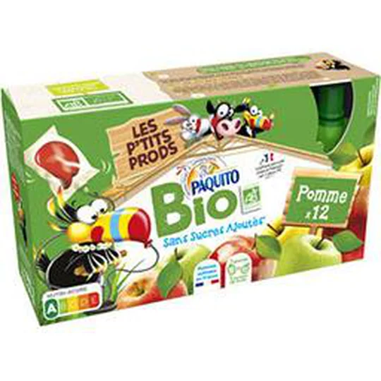 Purée pomme sans sucres ajoutés BIO