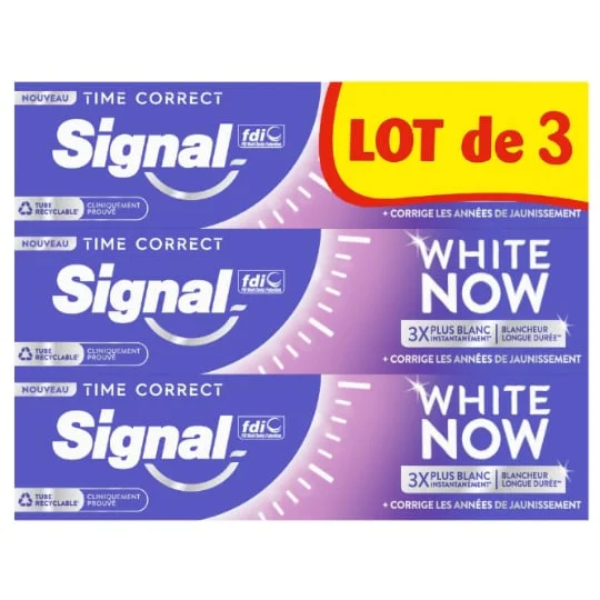 Dentifrice Time Correct White Now