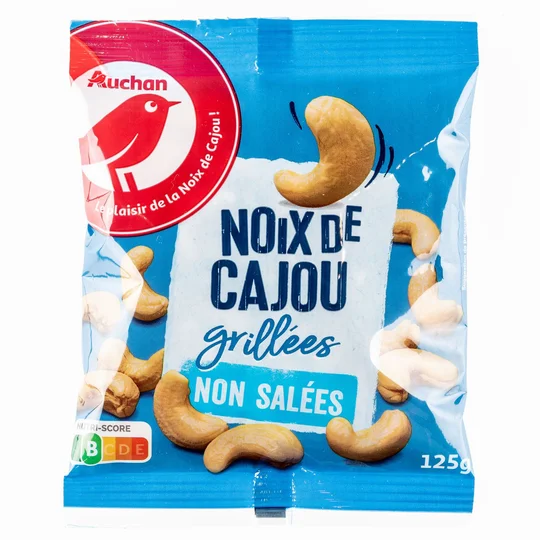 Noix de cajou grillées sans sel ajouté