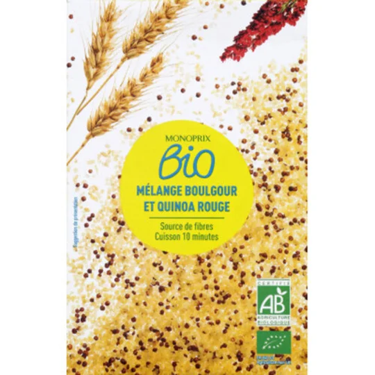 Mélange boulgour et quinoa rouge