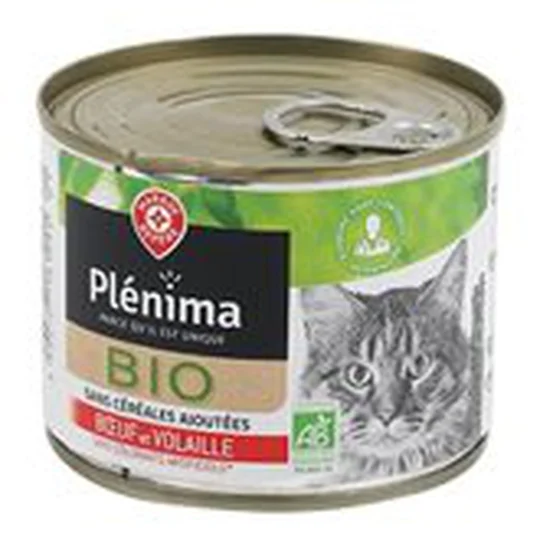 Mousses pour chat Bio Boeuf et volaille